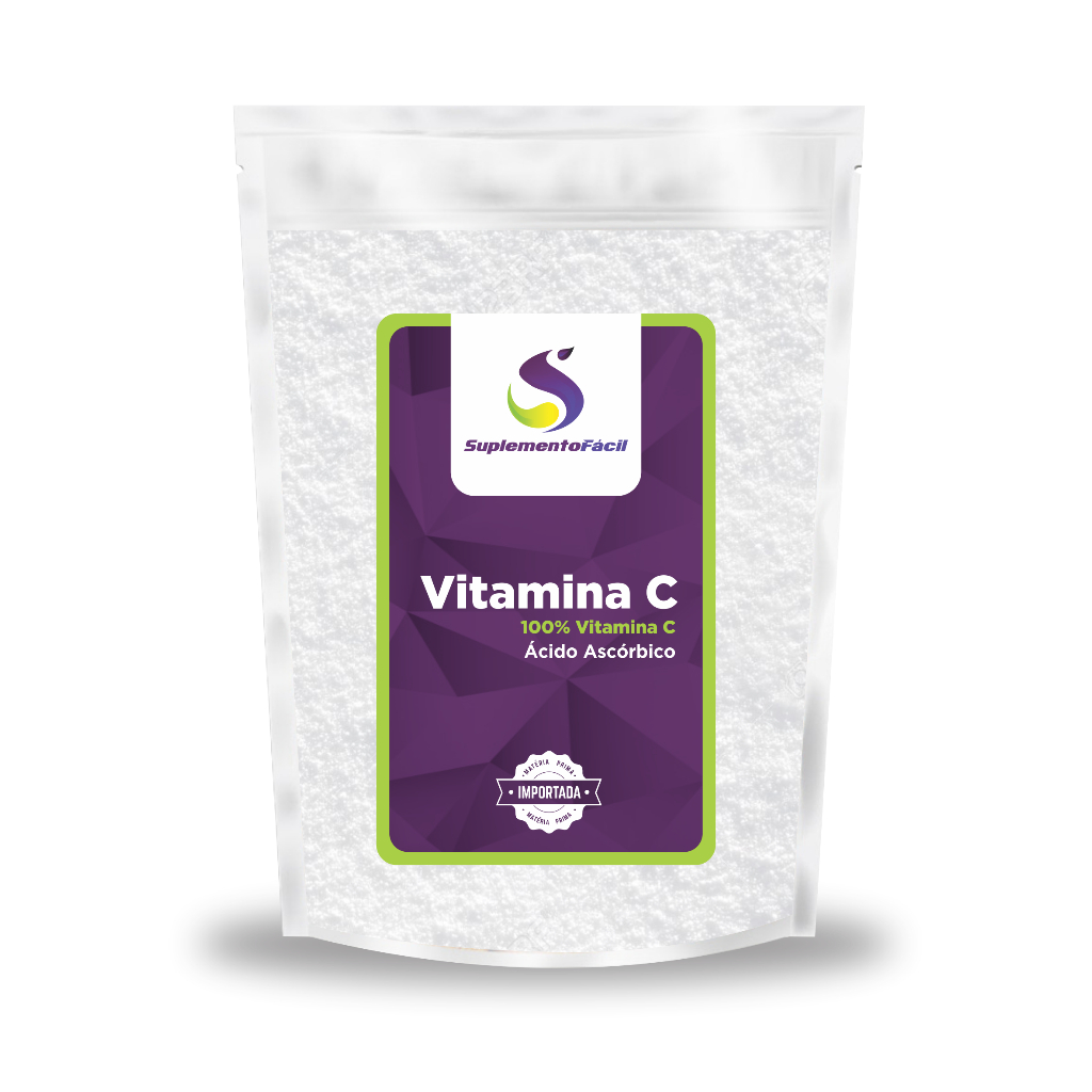 Ácido Ascórbico 500g - Vitamina C 100% 500g Pura - Suplemento Fácil