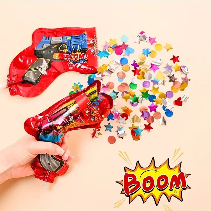 Balão Pistola Lança Confete