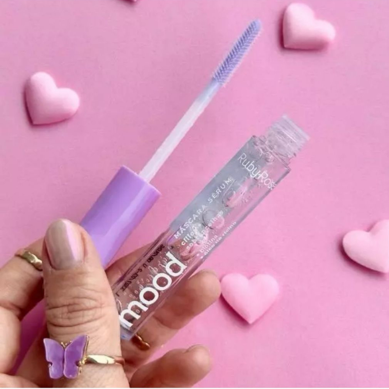 Máscara Sérum Cílios Sobrancelhas Mood Fortalece e Auxilia No Crescimento Dos Cílios Ruby Rose HB512 em Oferta na Shopee