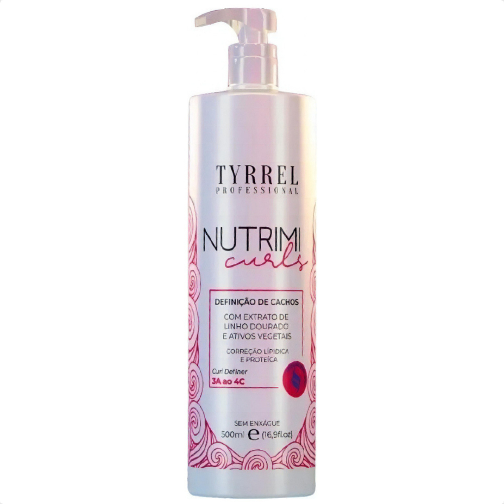 Definição De Cachos Nutrimi Curls Curvatura 3a a 4c Tyrrel Professional