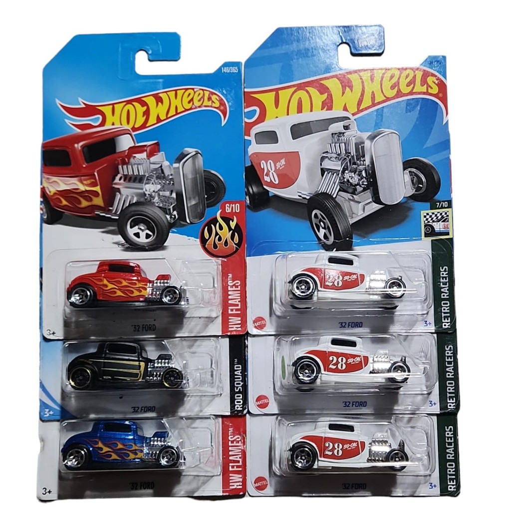 HOTWHEELS FORD 32 A ESCOLHER - VALOR DA UNIDADE - LINHA BÁSICA