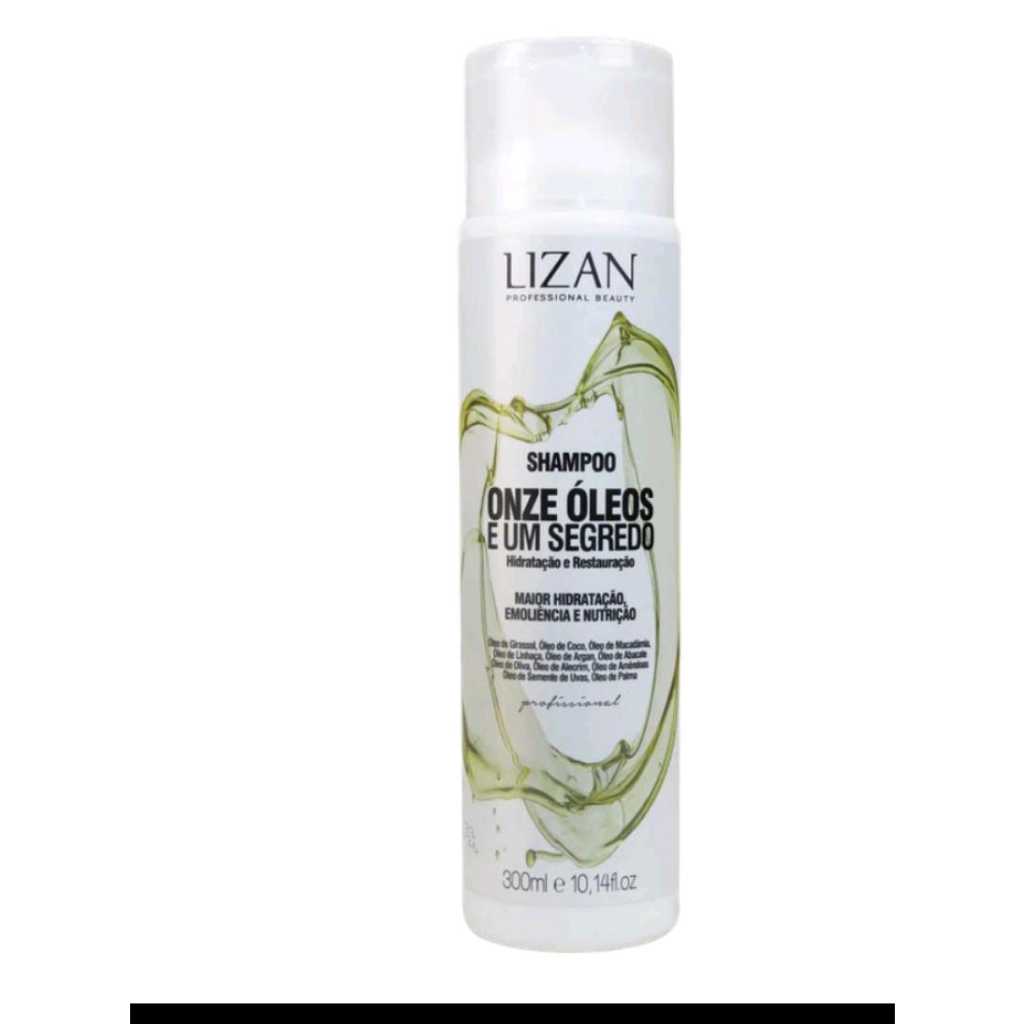 Shampoo de Cabelo Onze Oléos e um Segredo Lizan 300ml.