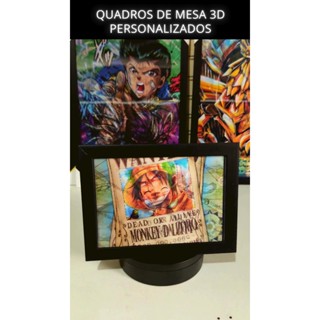 Quadro 3D Lenticular Personalizado de Mesa 17X23