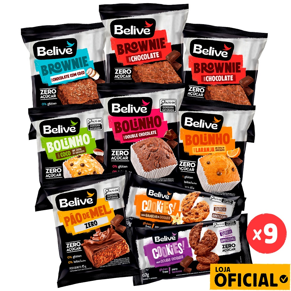 Kit Sortidos Sem Açúcar Belive