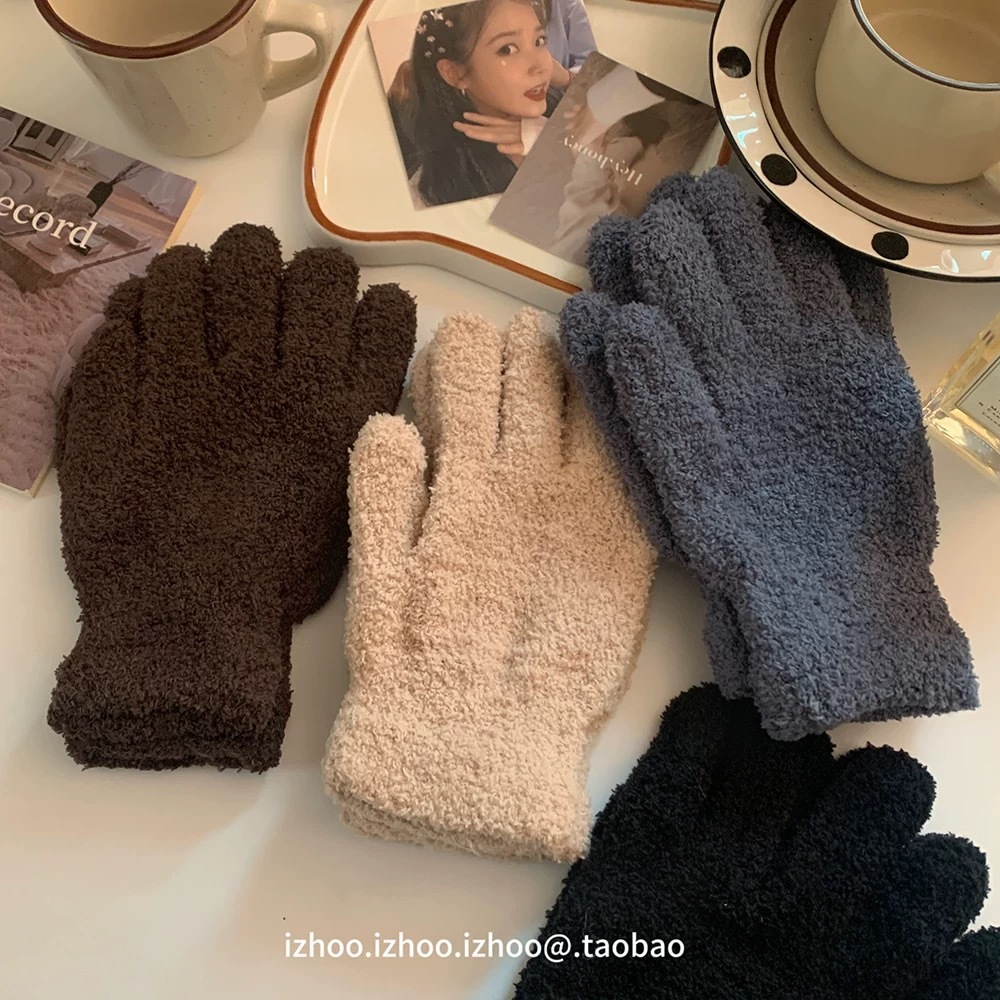 Luvas Aveludadas Confortaveis Resistente Frio Inverno Adulto Unissex - Diversos Modelos