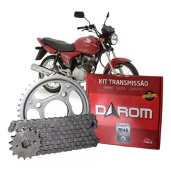 Kit Transmissão Relação Honda Cg 150 Titan 150 2004 até 2015 Fan 2009 até 2015