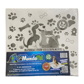 Jornal Higienico Biodegradável Para Pet - 1 Kg / 56 Folhas em Oferta na Shopee