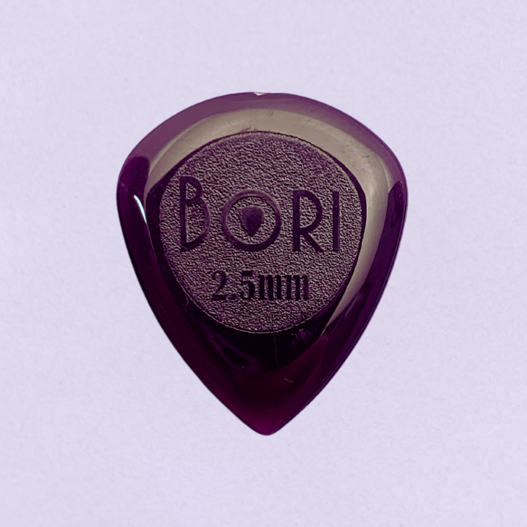 Palhetas gota Bori MINI DRIP Roxo Translúcido para Guitarra e Violão em Oferta na Shopee