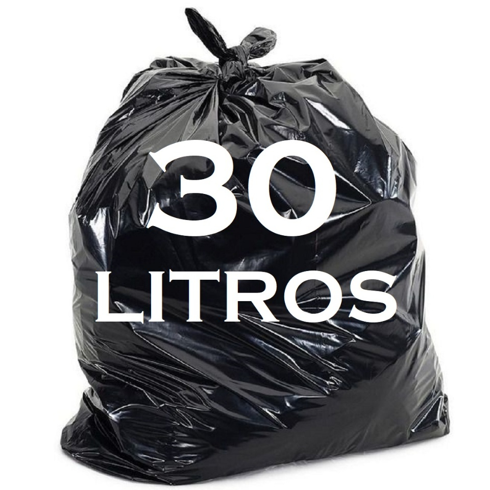 Saco de lixo 30 litros pacote com 100 ou 50 unidades direto da fábrica em Oferta na Shopee