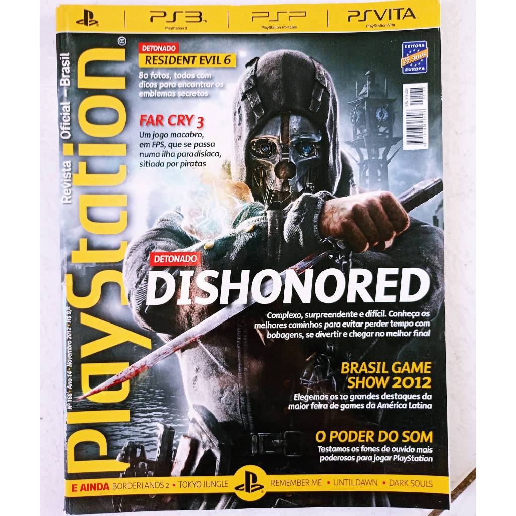 Revista Playstation Nº 168 com detonado de Resident Evil 6 - Guia