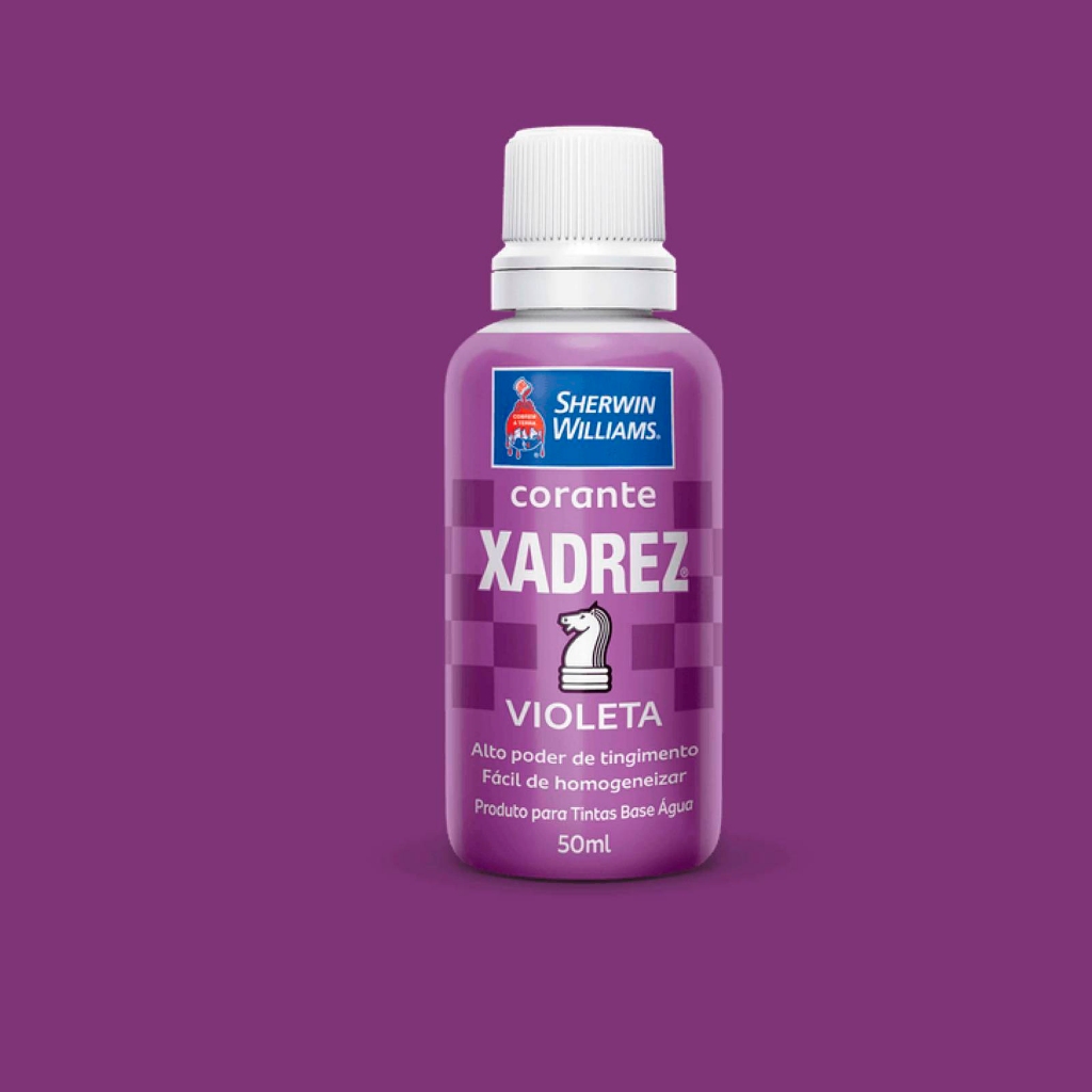Corante Xadrez Violeta 50mL p/ Tintas Base Água - Sherwin Williams