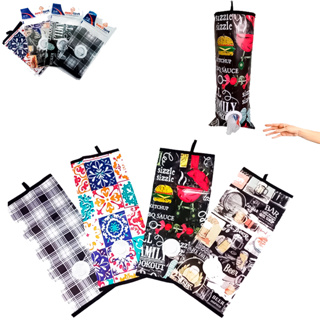 Suporte Para Sacolas Puxa Saco Impermeável Prático Ideal Cozinha Várias Estampas Sortidas em Oferta na Shopee