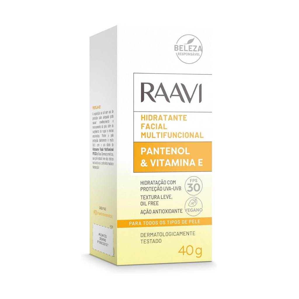 Hidratante Facial Multifuncional Fps30 Oil Free Raavi