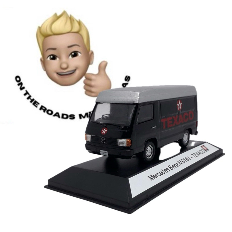 Miniatura Mercedes Bens MB180 Texaco 1/43 Customizada