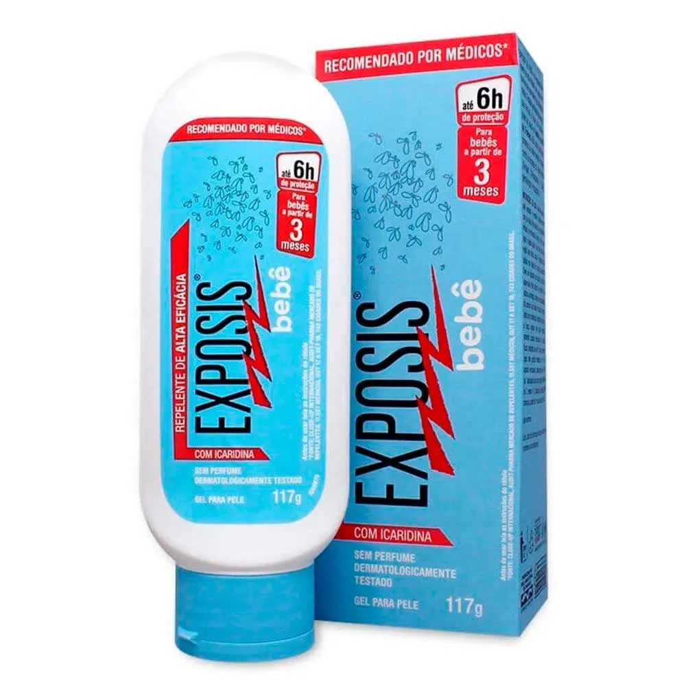 Repelente Exposis Bebê Gel 117g