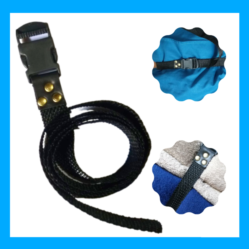 Alça Fita Nylon 25mm Com Fecho De Engate Rapido, Fita Amarar Carga Leve 1x50cm,Bagagens (2 Unidades)