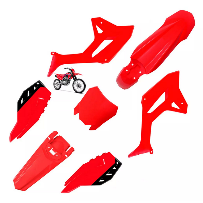 Kit Plastico Roupa Crf 250f Biker Action 4ction 2024 Full