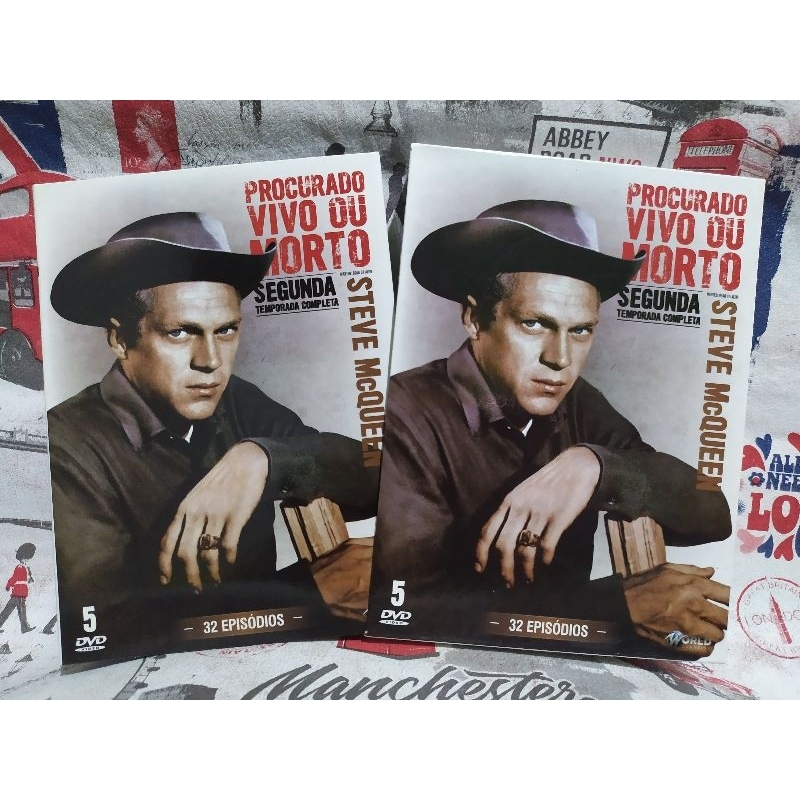 dvd box procurado vivo ou morto 2° temporada 5 discos
