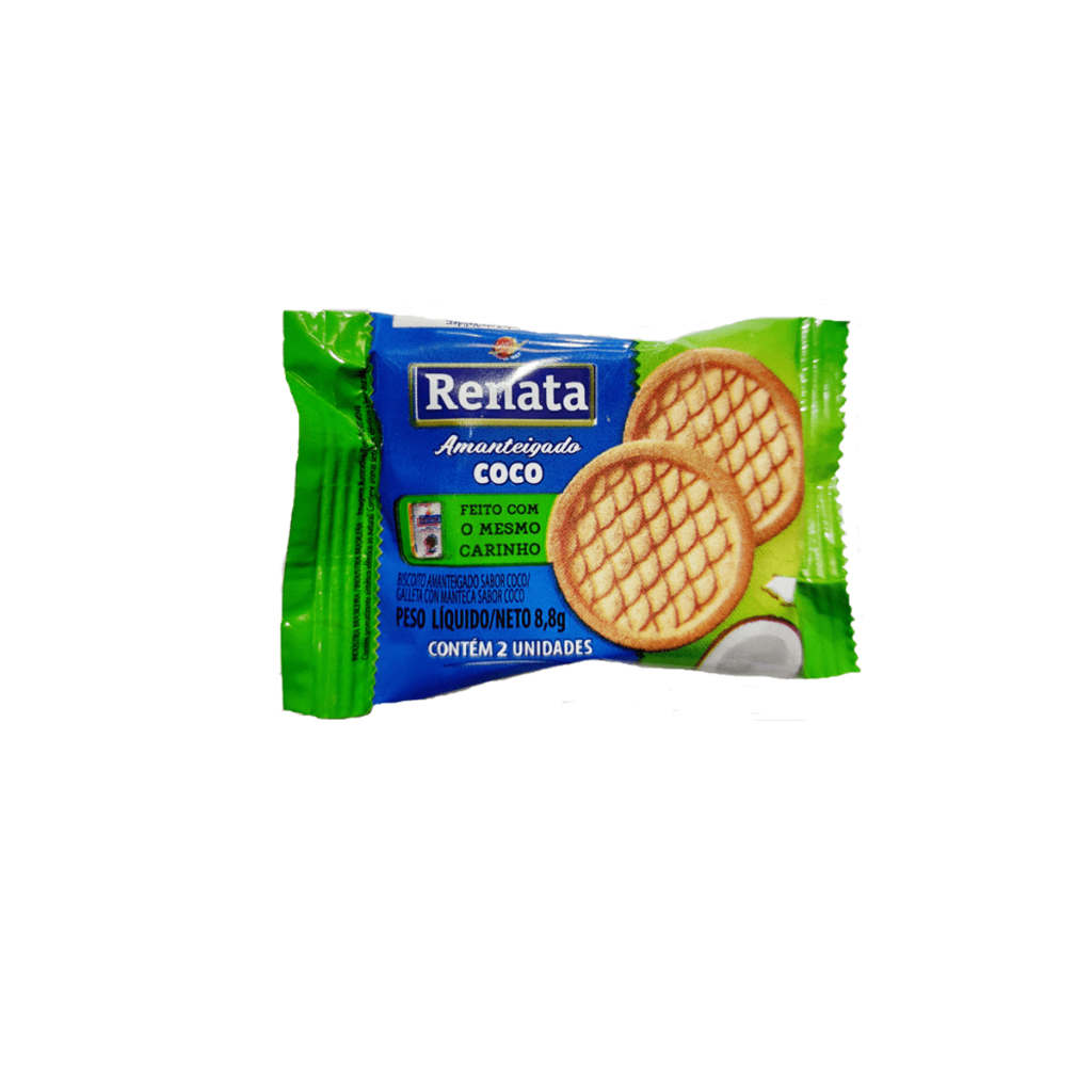 Biscoito Renata sache c/2 un bolacha amanteigado cream cracker maria maizena A escolha o sabor CX 20 UN
