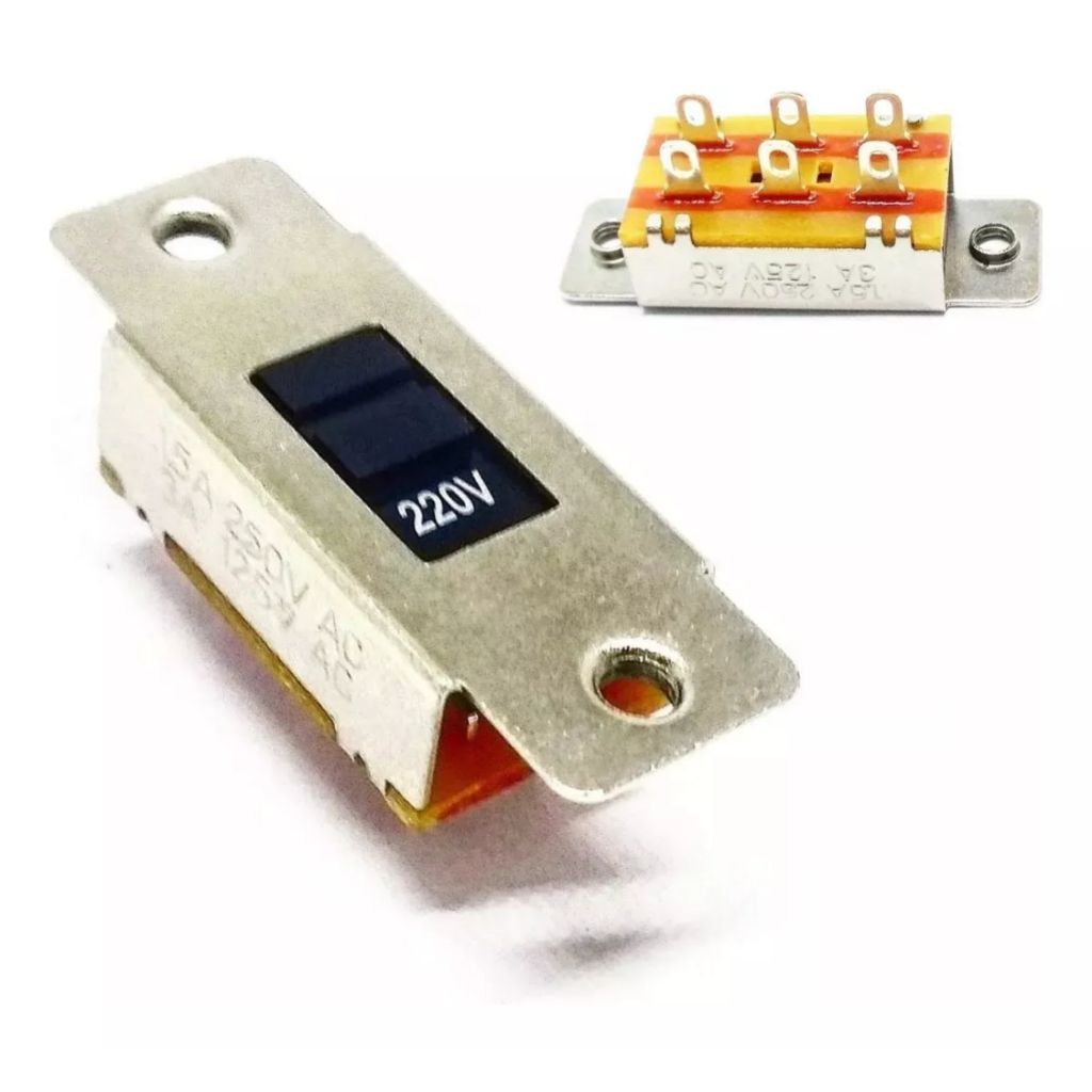 5pcs Chave Hh 2 Posições 6 Polos 110/220 Seletora Nova em Oferta na Shopee