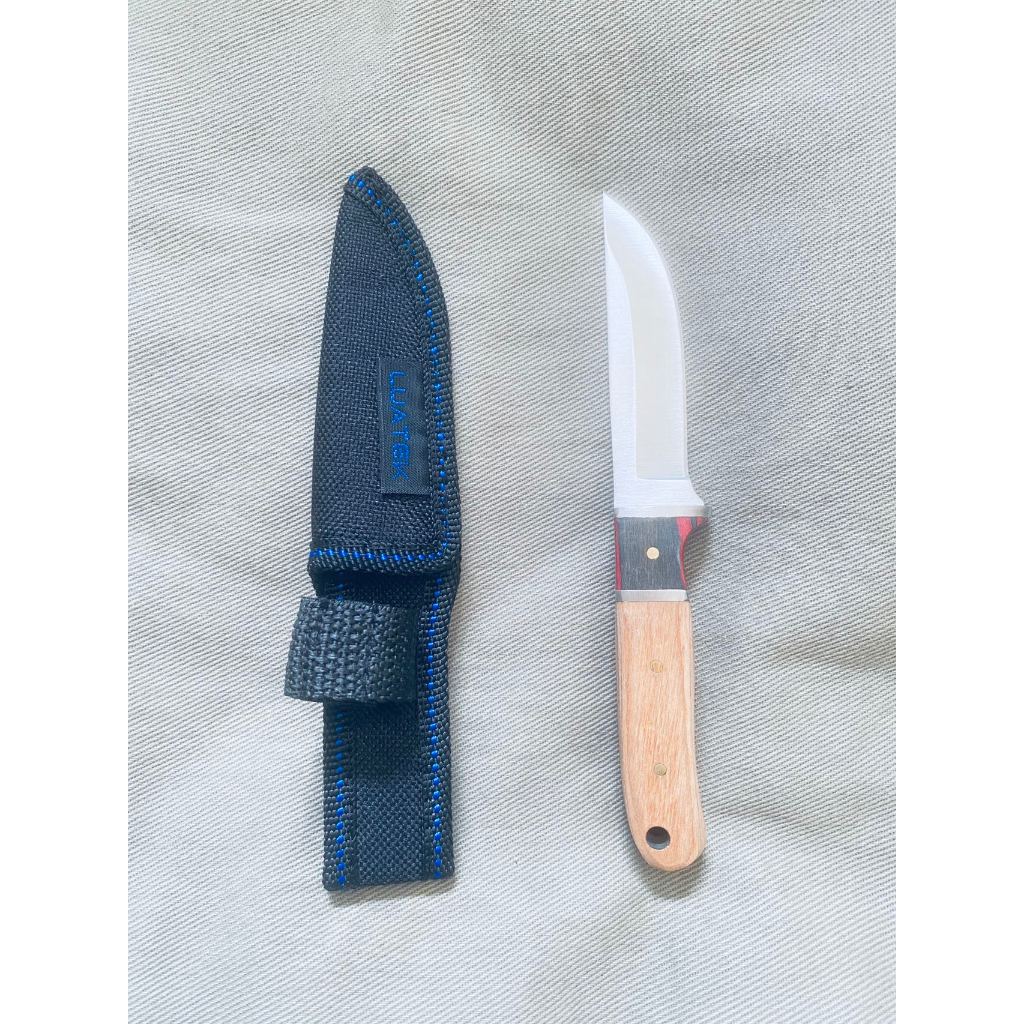 Faca Pequena D95 Churrasco Profissional FullTang Cabo Madeira