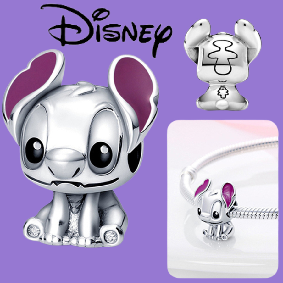 Berloque Stitch - Lilo e Stitch a prata 925 pandora life vivara Disney