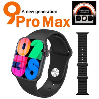 2024 Relógio 9 Smart Watch 9 pro max 2 Homens BT Chamada NFC Sempre Em Exibição Temperatura Corporal Fitness Feminino Série 9 Smartwatch Para Apple Android