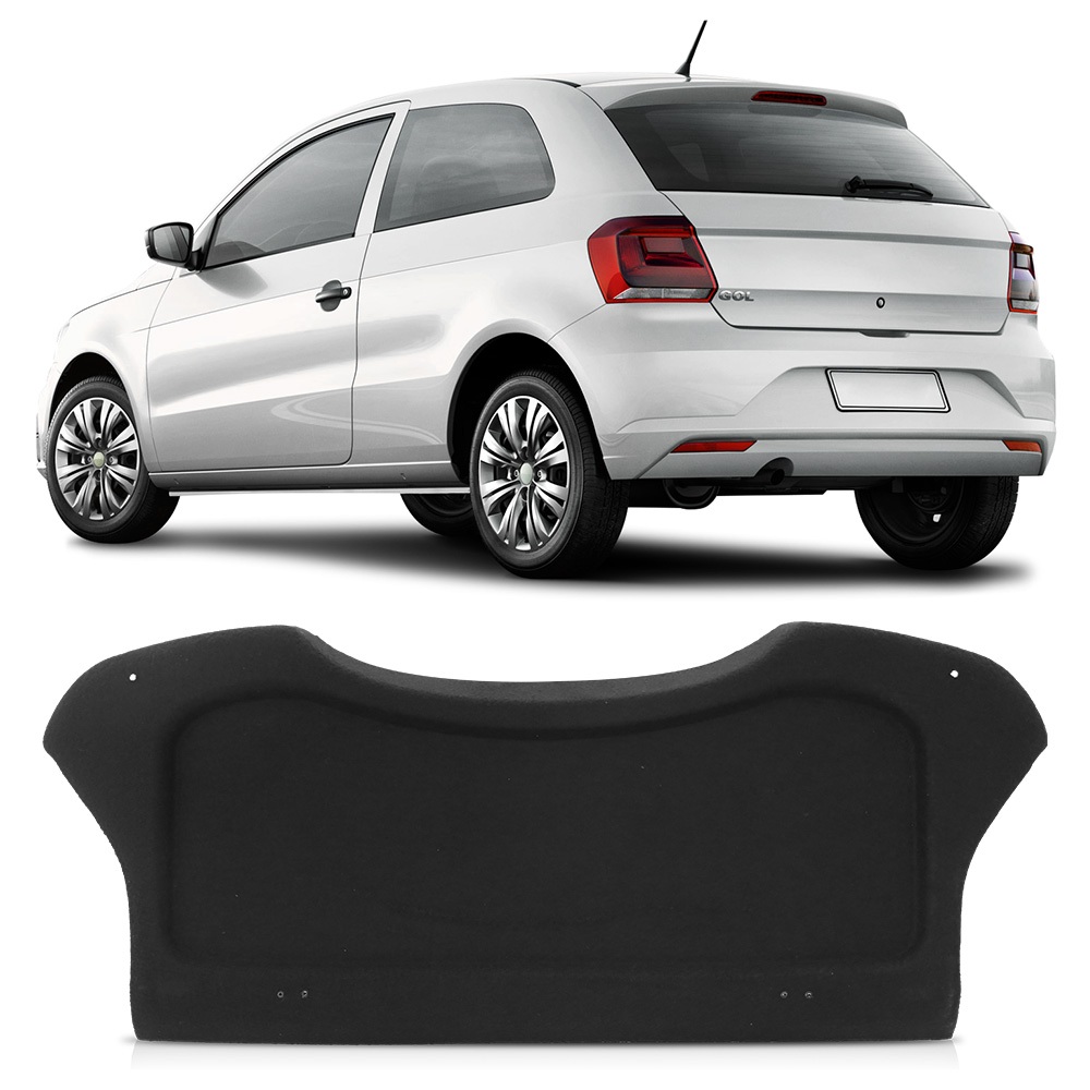 Tampão Bagagito Porta Malas Gol G7 2017 2018 Acarpetado Preto