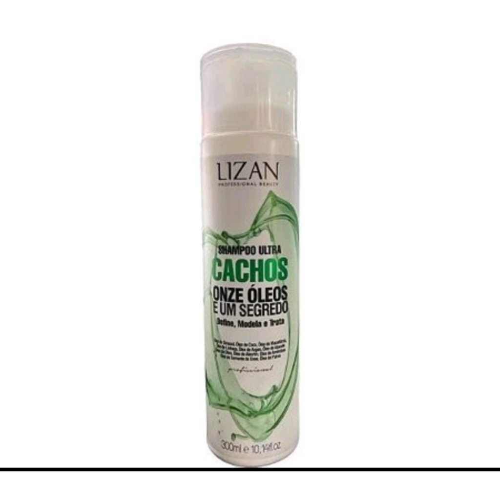 shampoo  lizan ultra cachos onze oleos e um segredo 300ml
