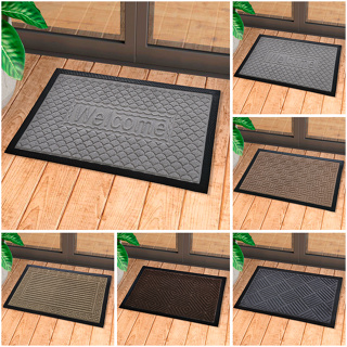 Tapete Bem Vindo Capacho Entrada Emborrachado Antiderrapante para Porta Sua Casa em Oferta na Shopee