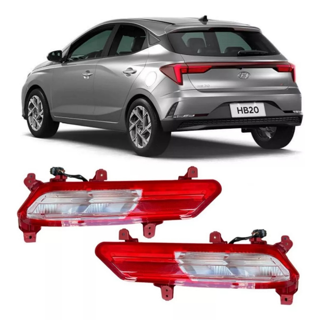Refletor Lanterna Parachoque Traseiro Hb20 2023 2024 em Oferta na Shopee