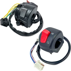 Chave Punho de Luz + Interruptor de Partida YBR 125 2002 a 2008 ED Partida Elétrica e Freio à Disco.