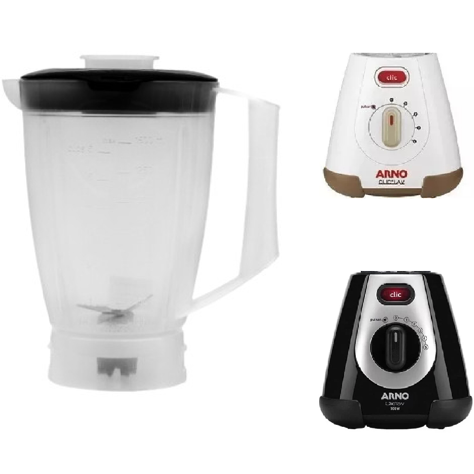Copo Liquidificador micromax compatível  Clic Lav/ Collection Top (LN72)