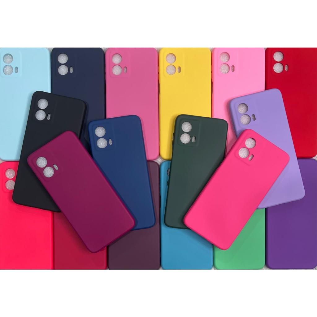 Capa Capinha Para Motorola G53 5g Silicone Aveludado Película Case