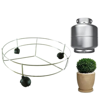 SUPORTE COM RODAS BOTIJAO DE  GAS, PLANTAS OU GALÃO DE AGUÁ ARTHI 1040