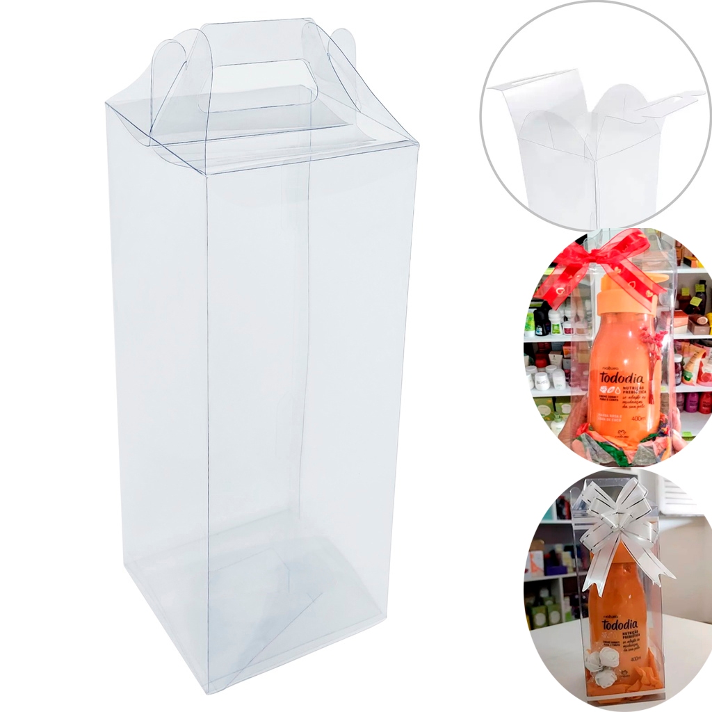 Caixa Acetato 21X5,5X8 12UN Transparente P Lembrancinha e Kits em Oferta na Shopee