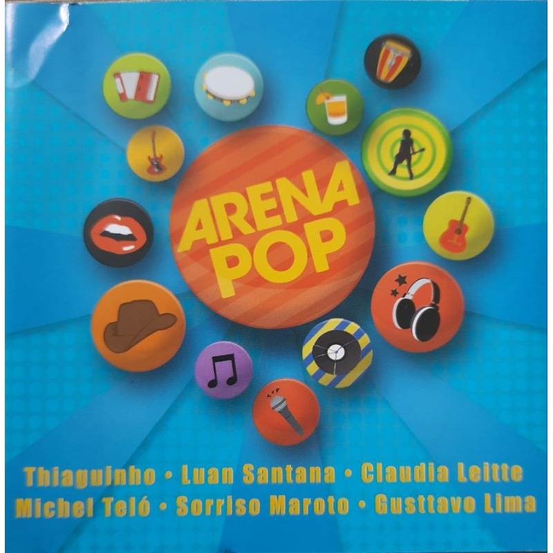 CD - Arena Pop - Thiaguinho, Luan Santana, Gustavo Lima, Sorriso Maroto....