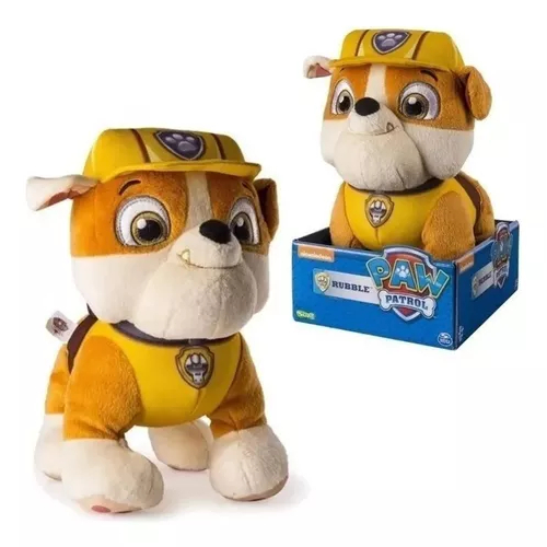 Rubble De Pelúcia Tam. G Original Patrulha Canina Paw Patrol - Sunny 1345 em Oferta na Shopee