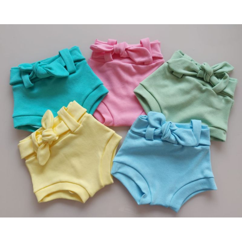 shorts tapa fralda menina 100% algodao  tampa fralda suedine
