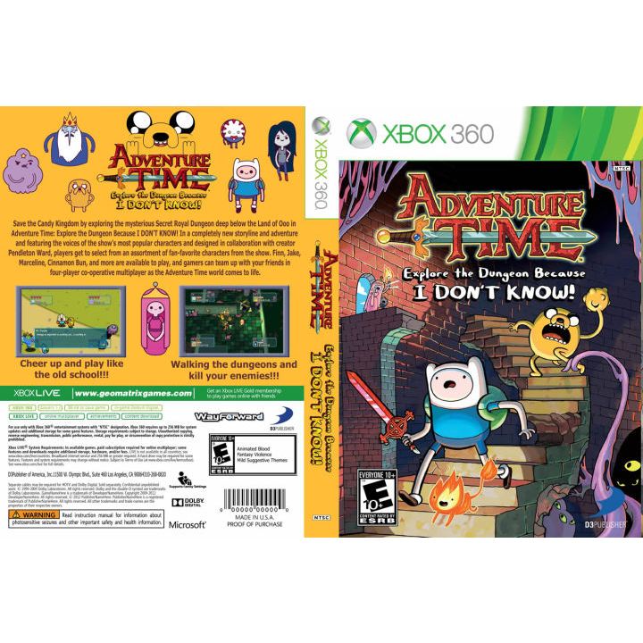 Adventure Time Explore The Dungeon Because I Dont Know P/ XBOX360 (LTU/LT/JTAG/RGH)