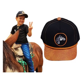Boné Country Menino Bebê Infantil Cowboy Rodeio Sertanejo em Oferta na Shopee