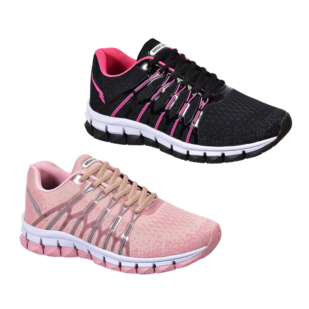 Tênis Lançamento Feminino Mega Kit 2 Pares Confortavel