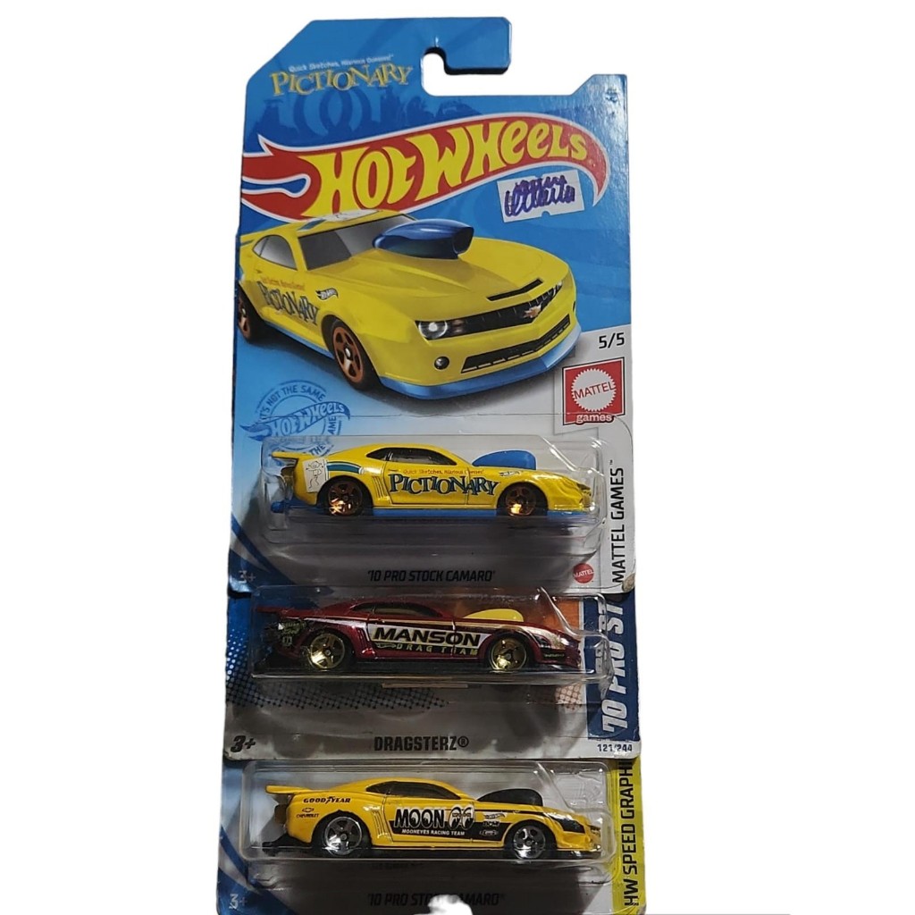 HOTWHEELS 10 PRO STOCK CAMARO - MODELOS A ESCOLHER - NOVOS E USADOS - VALOR DA UNIDADE