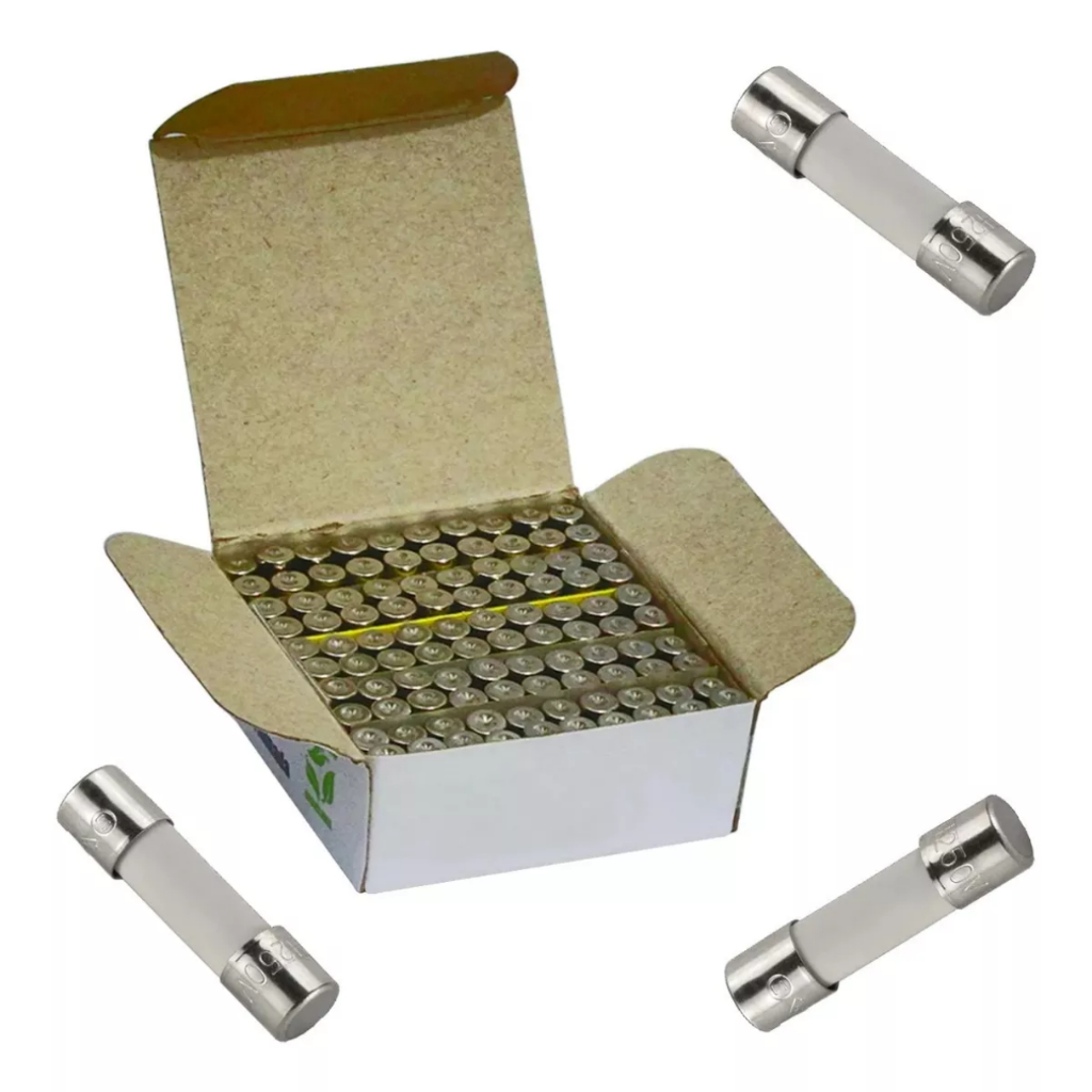 100pcs Fusível Vidro Cerâmico De Microondas 6x30 20a