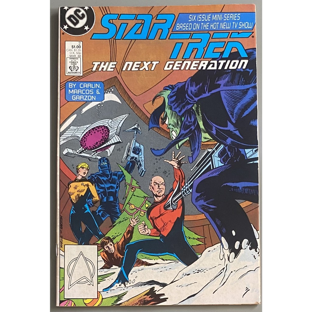 Star Trek Next Generation #2 DC Comics 1988 Original