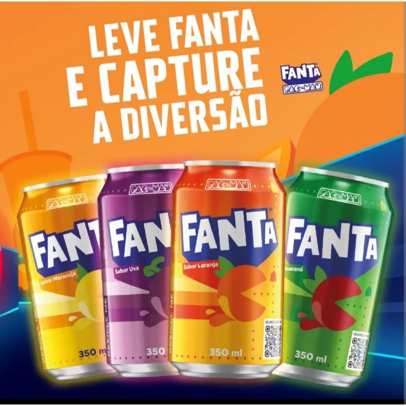 Lata Fanta Pac-Man, a unidade (Edição Especial Limitada 2024)