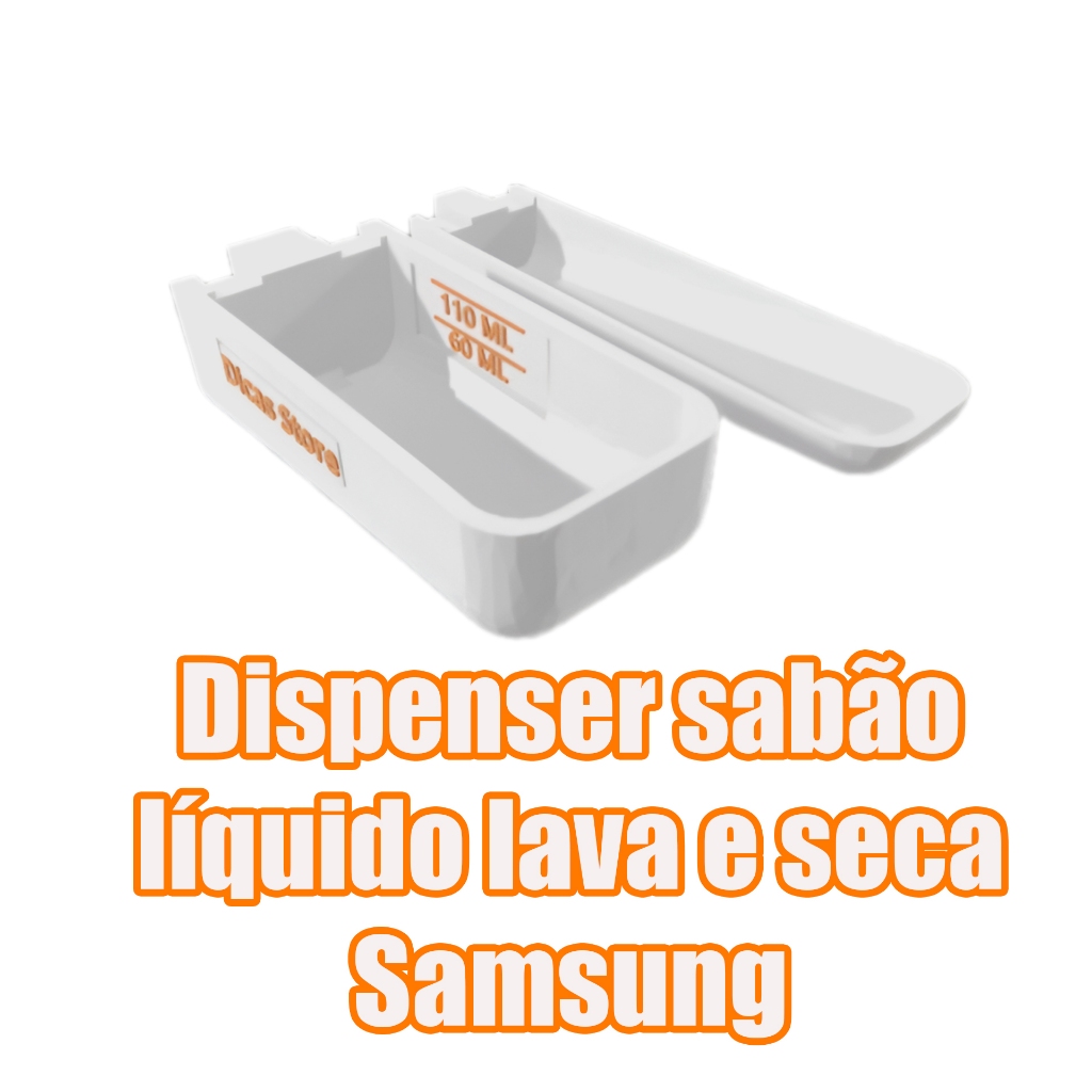 Dispenser inteligente de sabão liquido para lava e seca Samsung