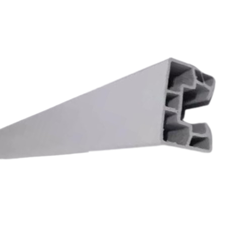 1Trilho Superior Guia De 1,20 metros Porta Sanfonada De Pvc Cinza em Oferta na Shopee