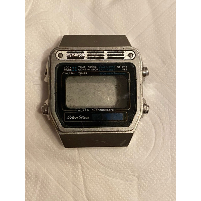 Caixa do RELÓGIO 1980s Seiko SilverWave A258-5040 A2