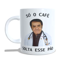 Caneca Meme Kilos Mortais Serie Só O Café Solta Esse Pão